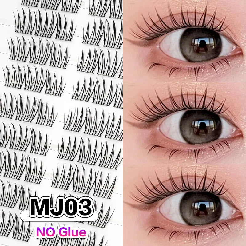 Faux cils effet naturel Autocollants – 100 pièces