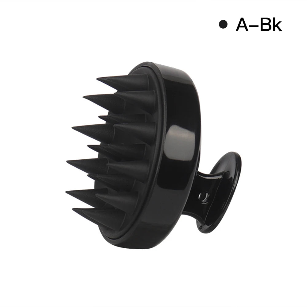 Masseur de Cuir Chevelu en Silicone – Brosse Shampooing
