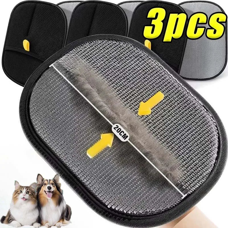 Lot de 3 Brosses de Toilettage pour Chien et Chat – Retire les Poils