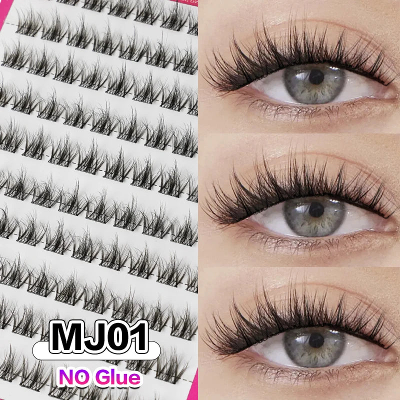 Faux cils effet naturel Autocollants – 100 pièces