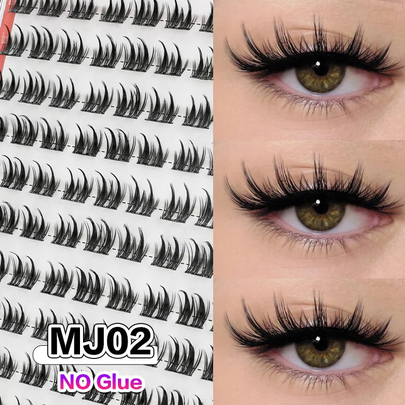 Faux cils effet naturel Autocollants – 100 pièces