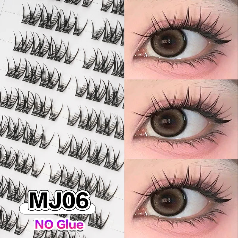 Faux cils effet naturel Autocollants – 100 pièces