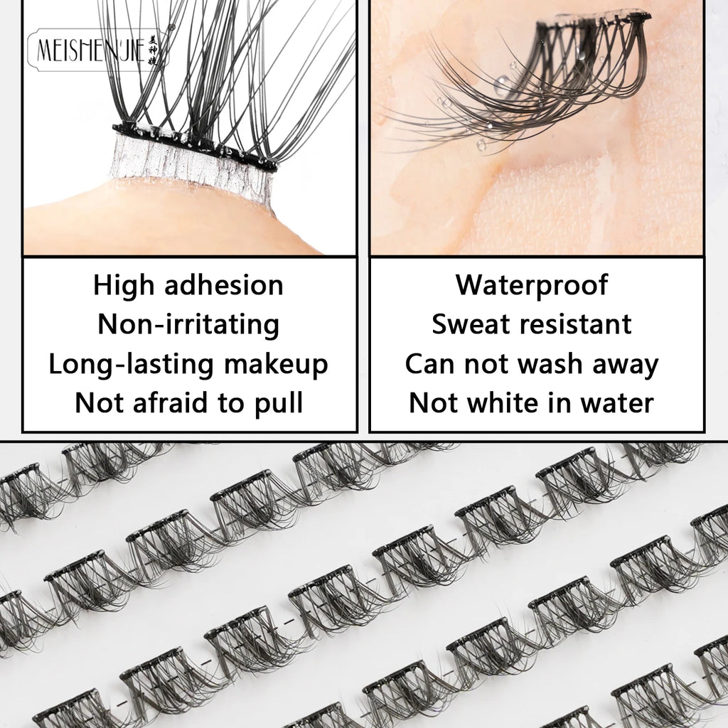 Faux cils effet naturel Autocollants – 100 pièces