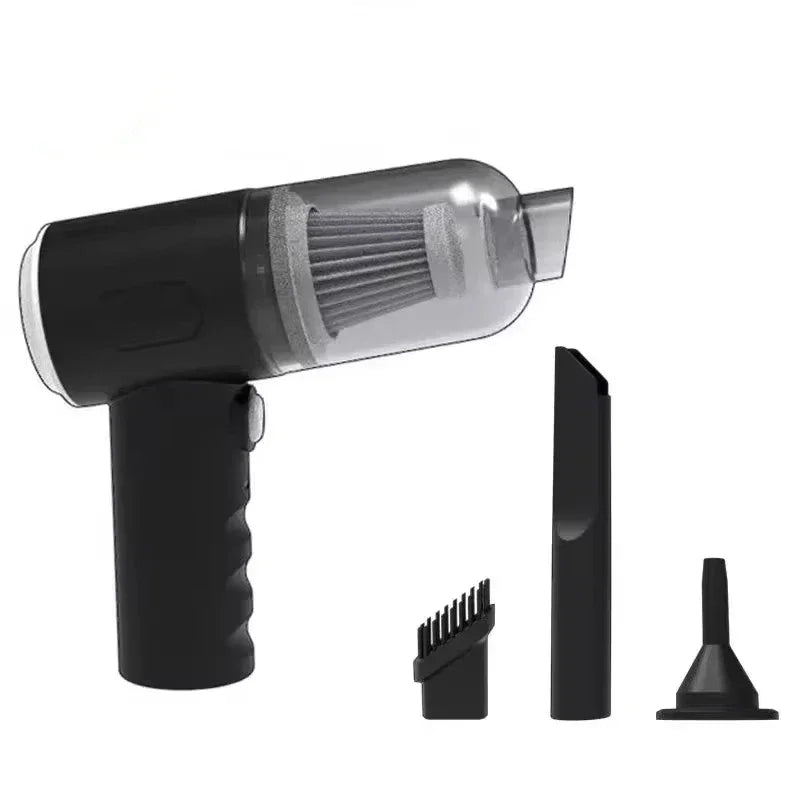 Mini Aspirateur Voiture Sans Fil – Recharge USB