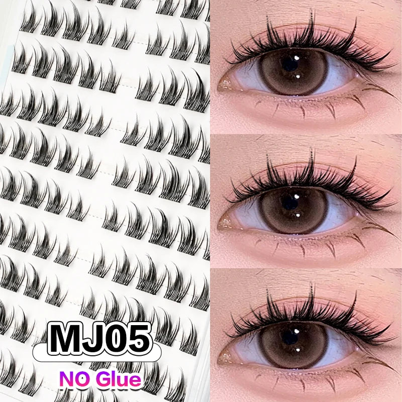 Faux cils effet naturel Autocollants – 100 pièces